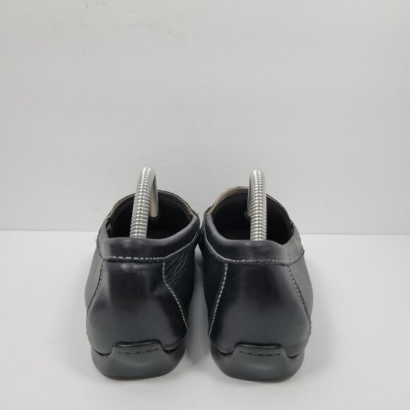 Munro American Women's Black Leather Slip On Loafers M555081 US Size 7.5M - Picture 3 of 8